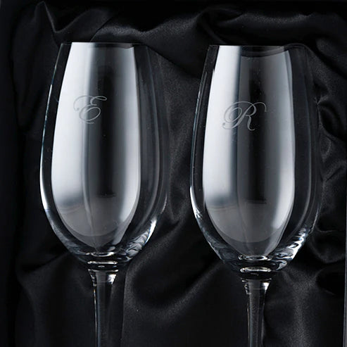 RIEDELリーデル・ペアシャンパングラス(名入れ彫刻付き)